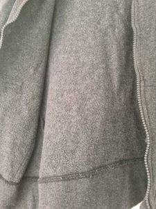 Charcoal Zipper/hoodie