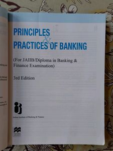 Principles and Practices of banking,  3rd edition