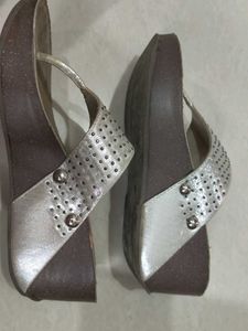 Hype Silver Rhinestone Sandals