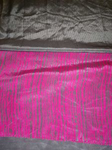 School Crape Saree