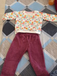 Babyhug Top With Pant Set