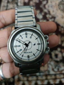 Brand Fastrack Men Wrist Watch  Metal Body