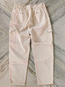 Beige Cargo Pants