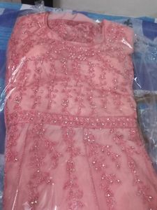 Beautiful Peach Color New Gown