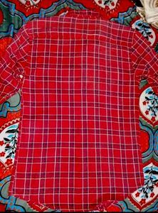 Red Checked Shirt Medium