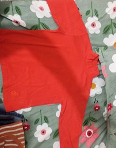 Adidas Turtle Neck Fitted Top (Coral Color)