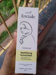 Foxtale Mattifying Sunscreen