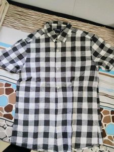 Checked Short Sleeve Shirt