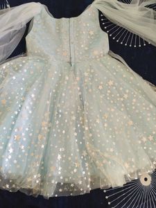 Starry Sky Blue Party Dress