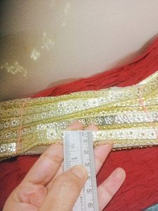 New 9 Metr Nalki Golden Lace