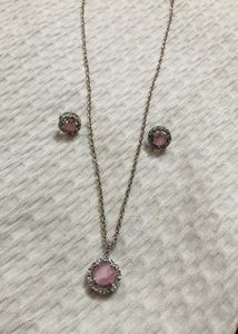 pendant and earring