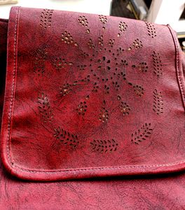 Price Drop!!Maroon Messenger Bag For Ladies.