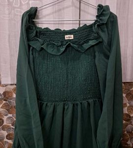 Elegant Green Maxi Dress