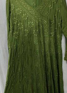 Lucknowi Fully Handwork Anarkali