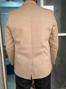 Beige Knit Blazer - Versatile &amp; Stylish!