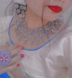 Alloy Necklace And Earrings Set ✨🩷🎀