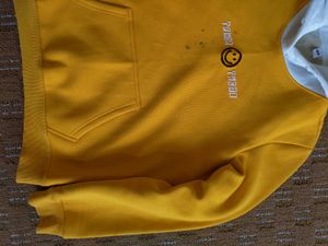 HEAVY FUR MUSTARD HOODIE