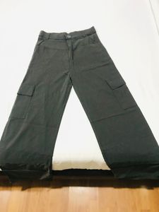 Grey Cargo Pants