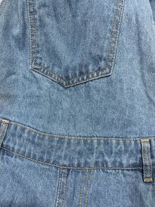 Denim Blue Dungaree Short