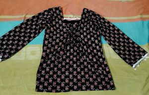 Floral Print Long Sleeve Top