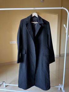 Elegant Black Trench Coat