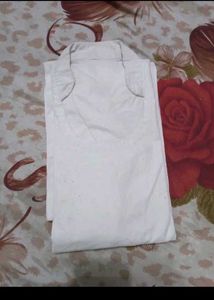 White Cotton Kurta Only Women