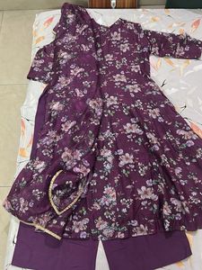 Floral Kurta Set with Dupatta