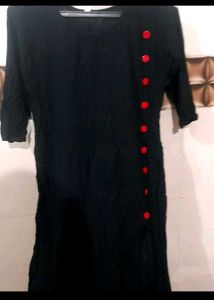 Elegant Black Kurta