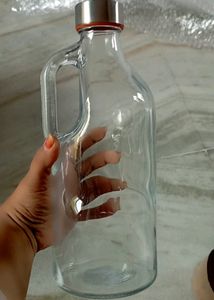 2pc Glass Bottle With Handel