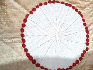 Crochet Rose Mat