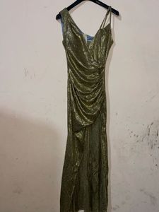 Sparkling Gold Evening Gown