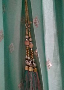 Green And Pink Crop Top Lehenga Choli