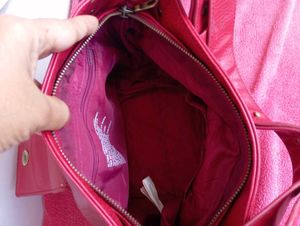 Branded Red Handbag