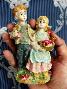 Vintage Boy and Girl Figurine