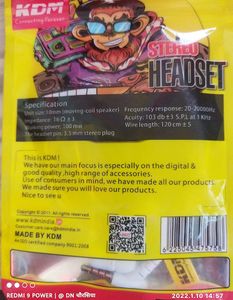 Kdm 243 Earphones Og