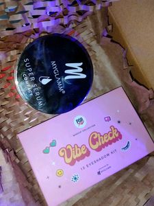 COMPACT AND EYESHADOW PALETTE