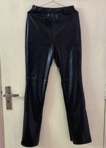Faux Leather Flare Pants