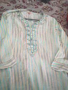 Striped Embellished Tunic