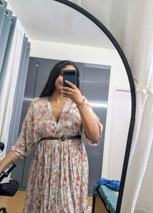 beach floral dress