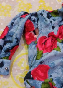 Floral Crop Shirt