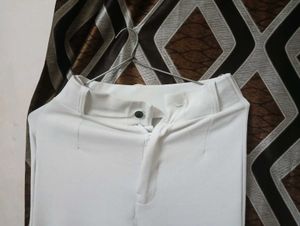 White Korean trousers