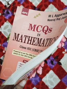 MCQs in Mathematics Class 12th(CBSE)