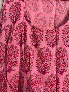 Long Anarkali-Style Kurti Dress