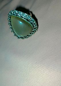 Green Moss Agate Ring 💍♥️