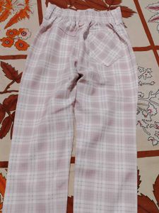 Pink Plaid Pants
