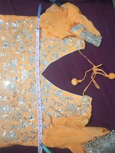 Suit With Havy Mukesh Work