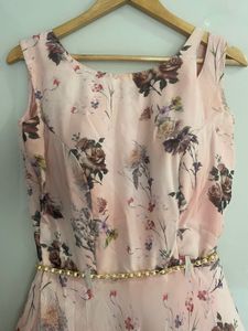 Floral Printed Georgette Gown