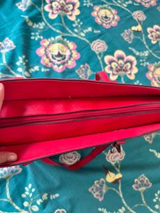 Authentic Guess Red Tote Bag