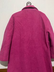 pink over coat