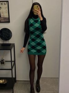 Argyle woollen Knit Dress